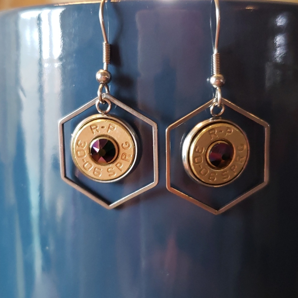 Handmade Bullet earrings